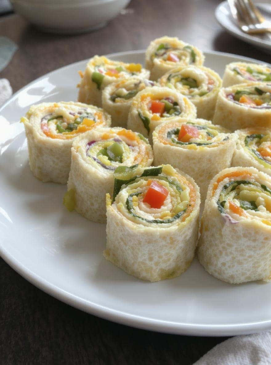 Vegetable Tortilla Roll Ups
