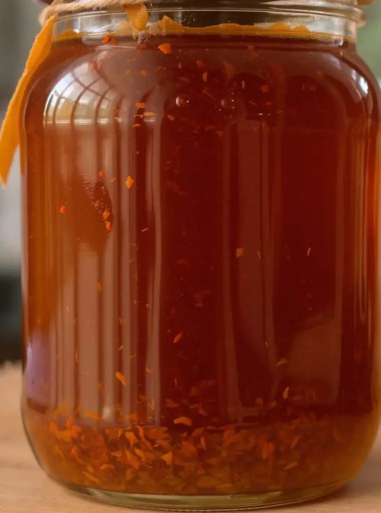Hot honey recipe.