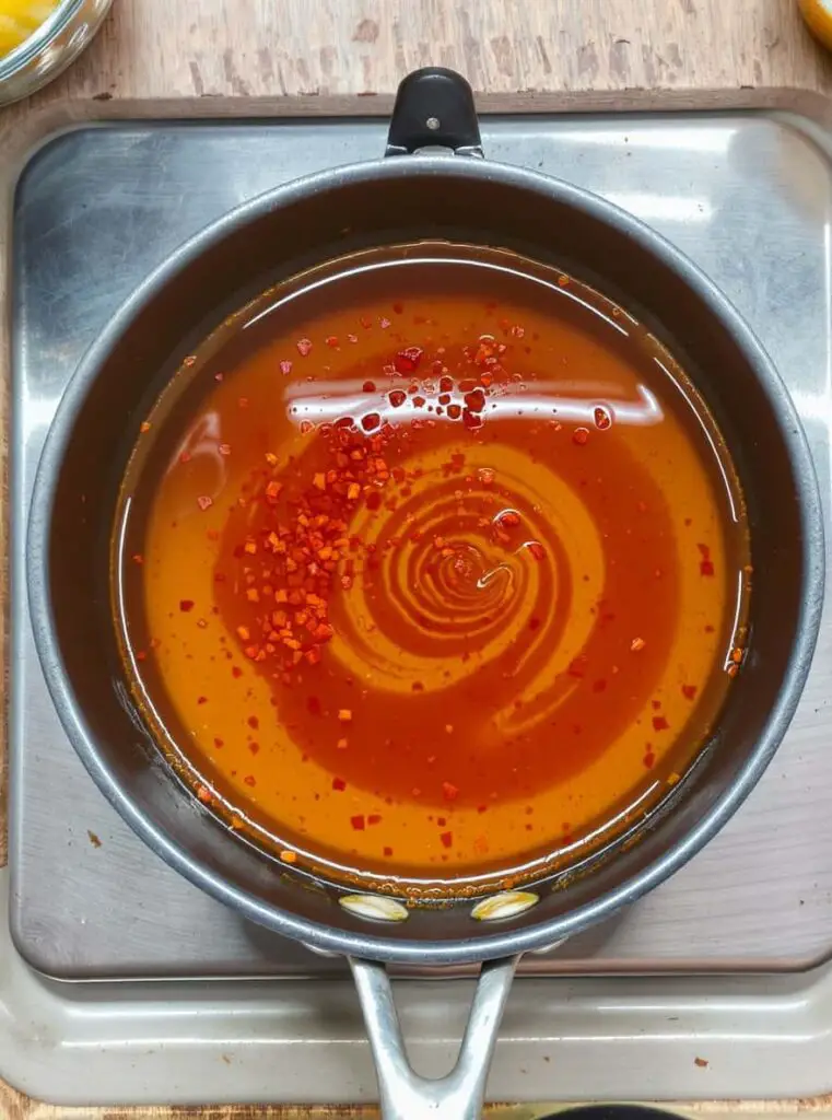 Hot honey recipe.
