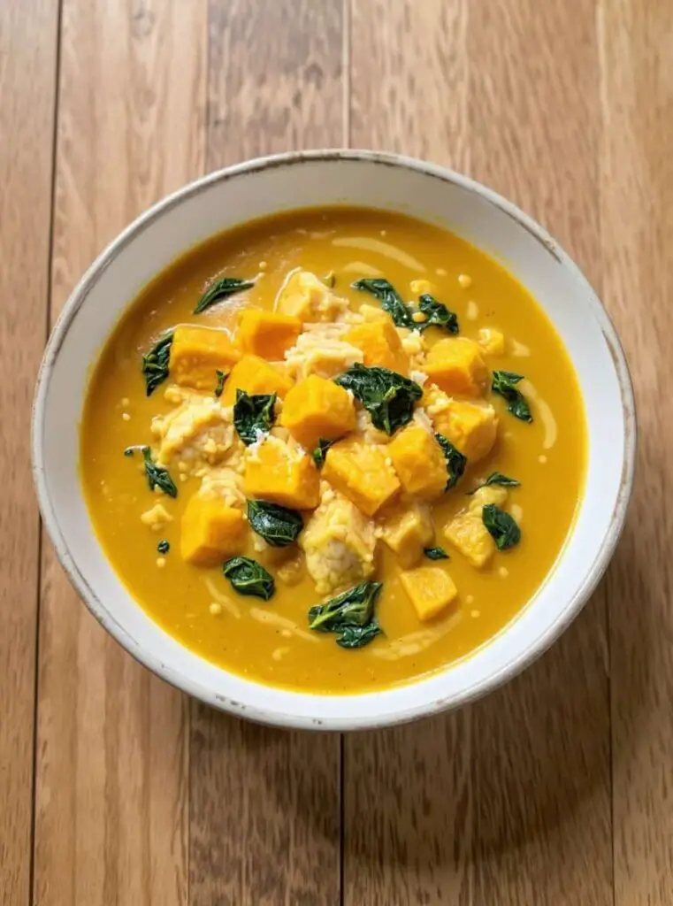 Creamy Coconut Pumpkin Chicken Stew