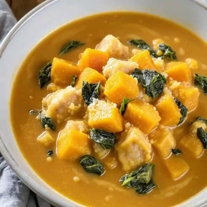Creamy Coconut Pumpkin Chicken Stew