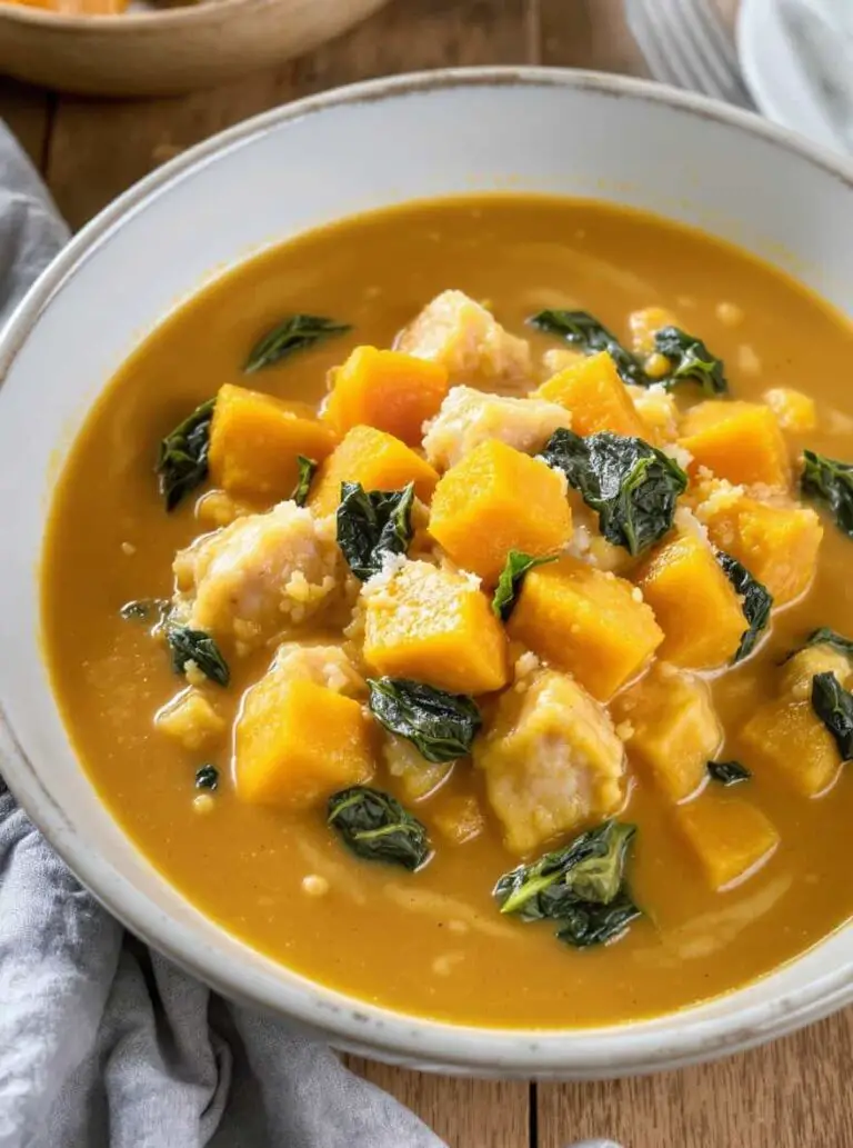 Creamy Coconut Pumpkin Chicken Stew