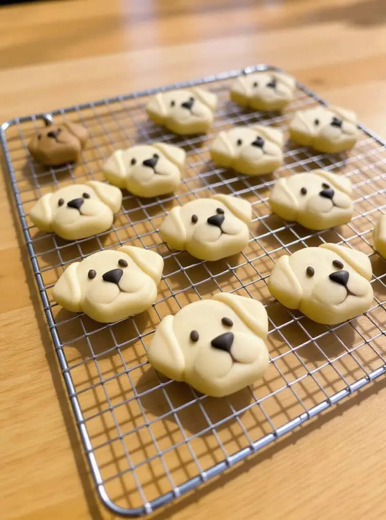 Handmade Dog Face Cookies