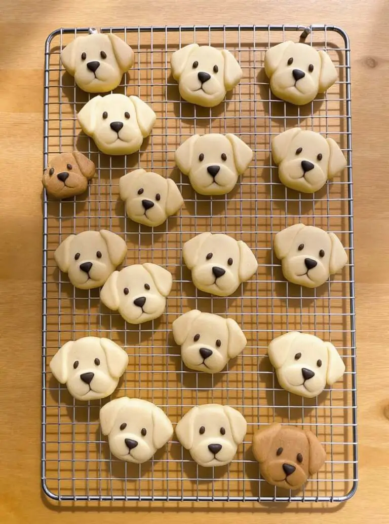 Handmade Dog Face Cookies