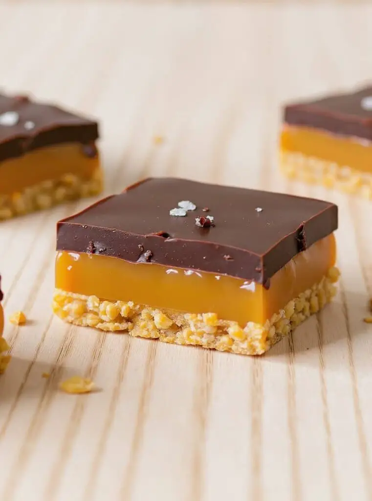 No-Bake Chocolate Caramel Bars