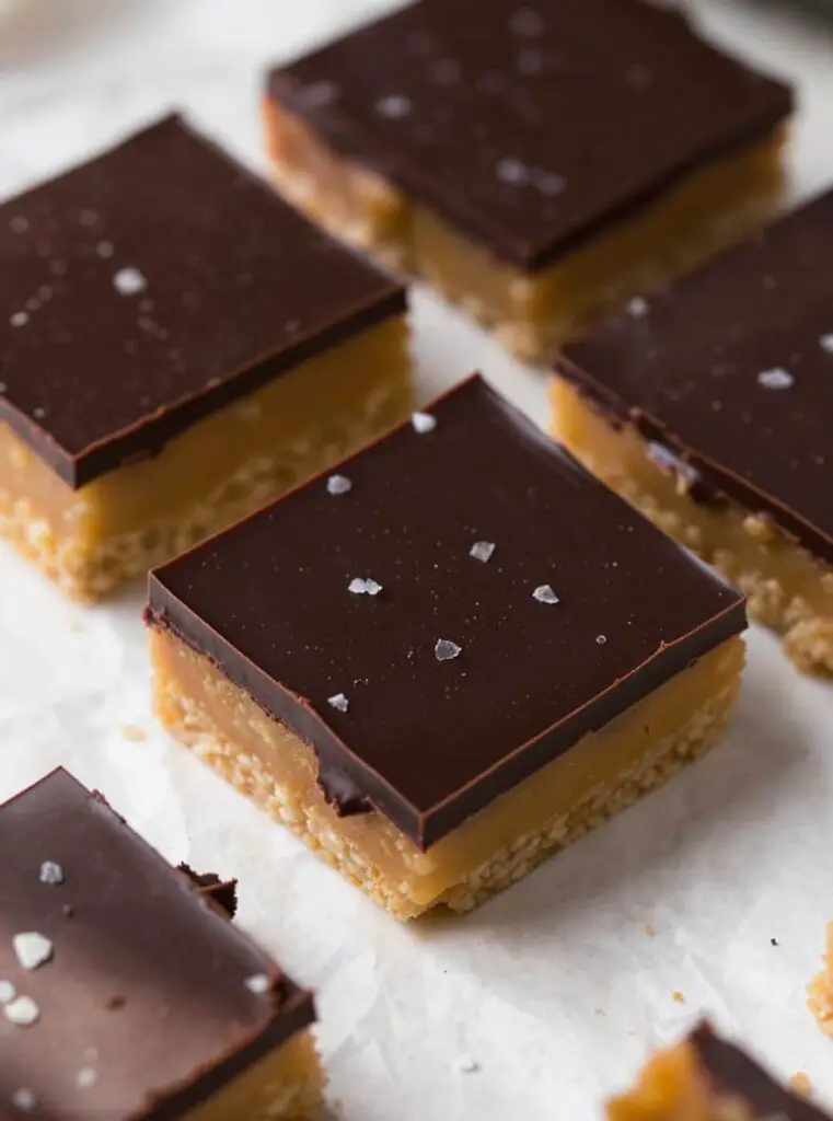 No-Bake Chocolate Caramel Bars