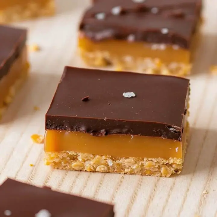 No-Bake Chocolate Caramel Bars