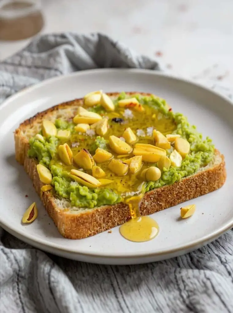 Pistachio Honey Avocado Toast