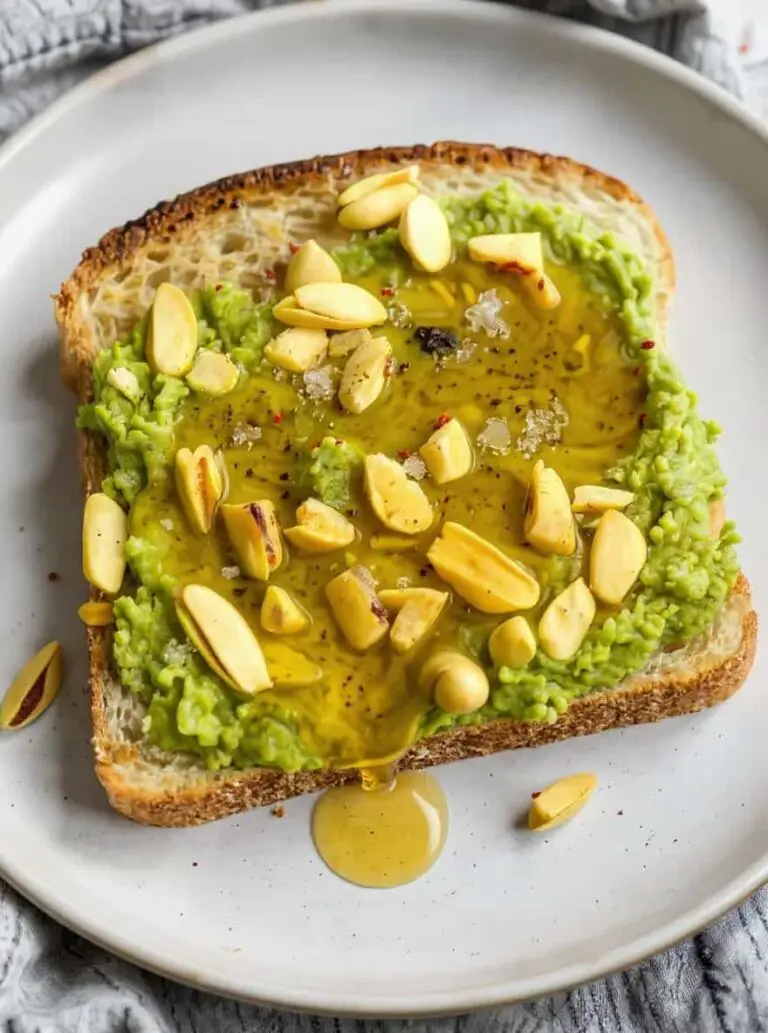 Pistachio Honey Avocado Toast