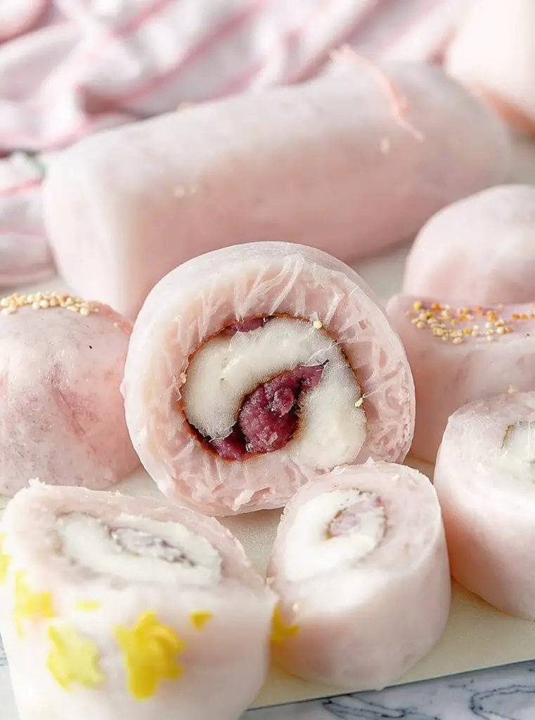 Sakura Mochi Rolls