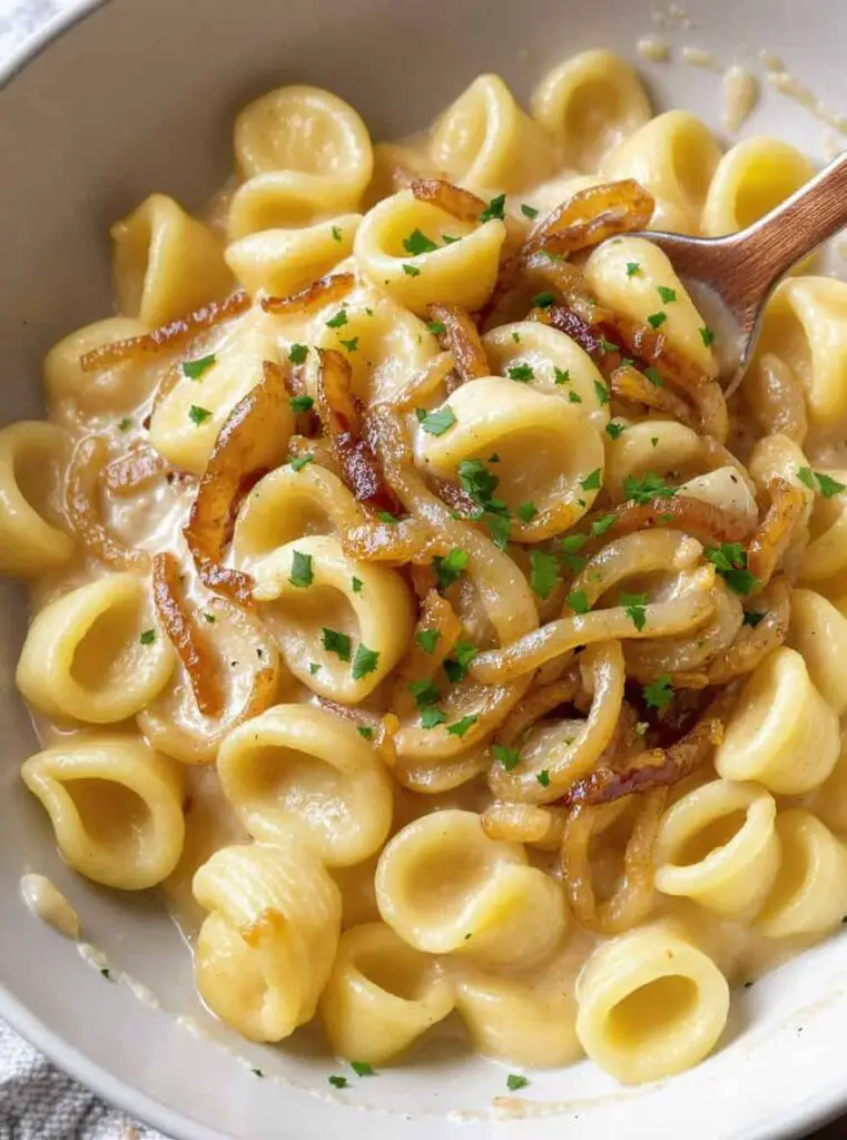 Creamy Caramelized Onion Pasta