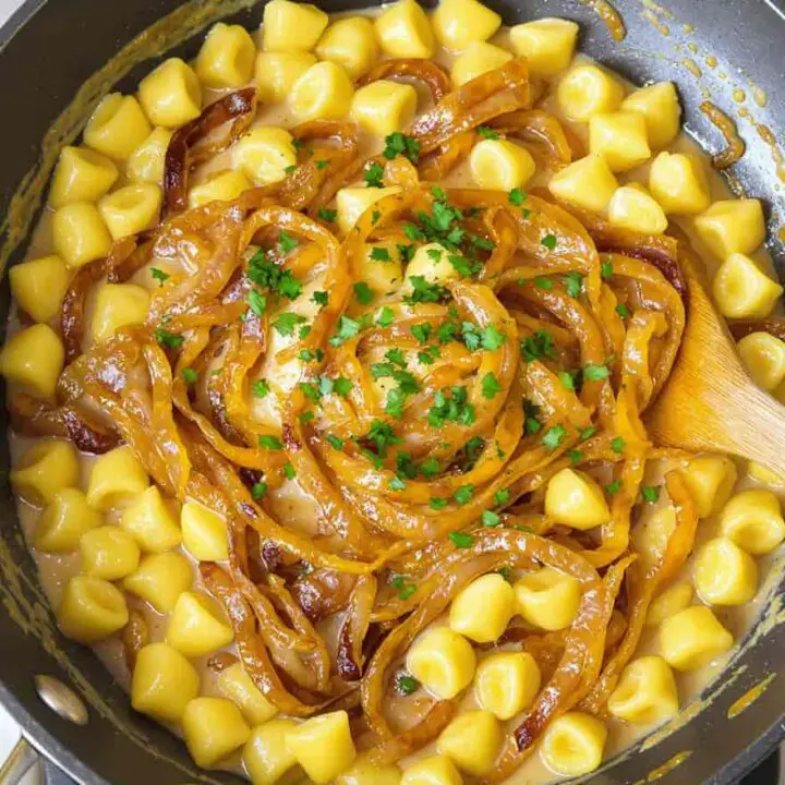 Creamy Caramelized Onion Pasta