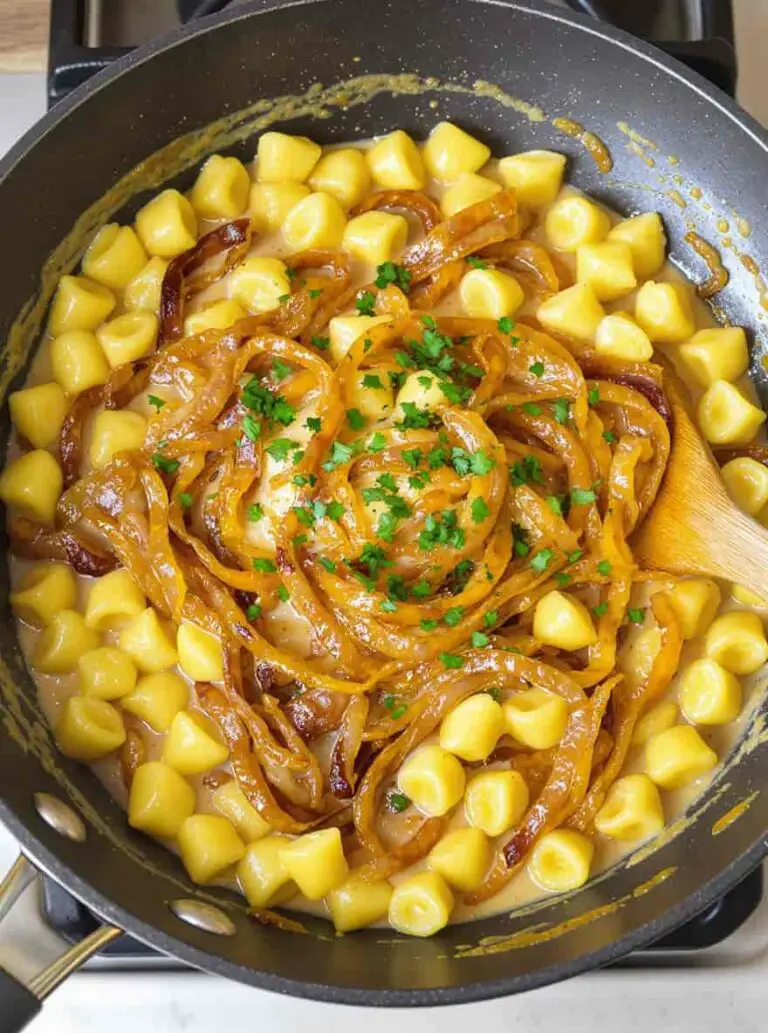 Creamy Caramelized Onion Pasta