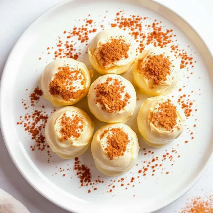 Pumpkin Cheesecake Truffles