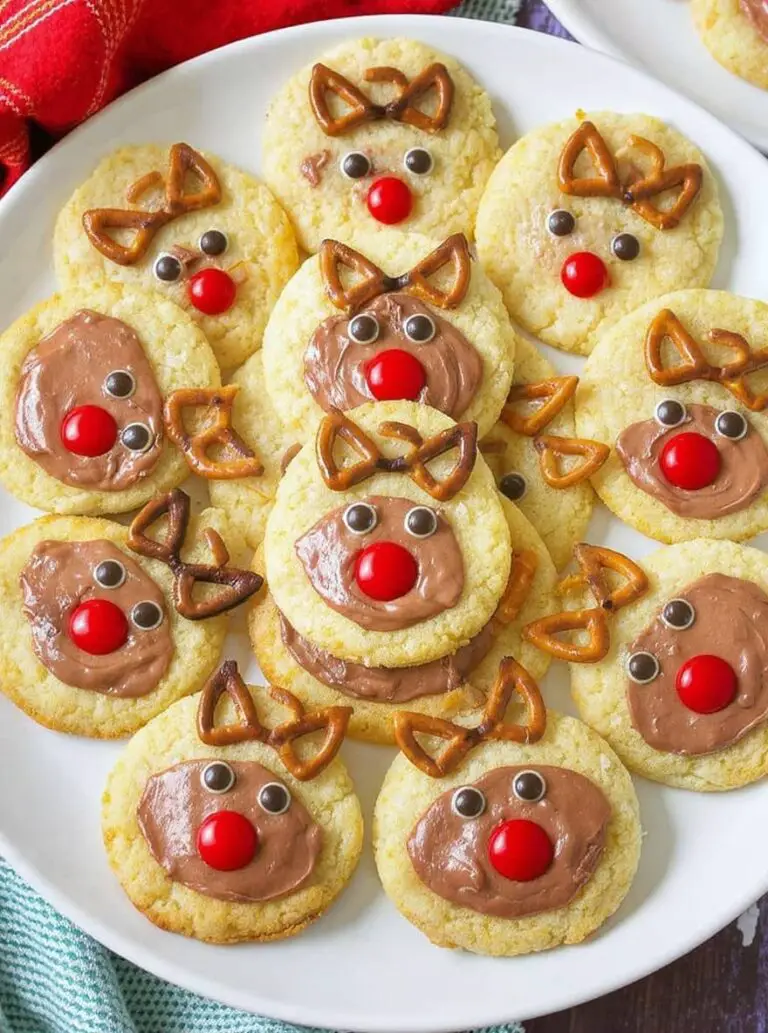 Rudolph Reindeer Cookies
