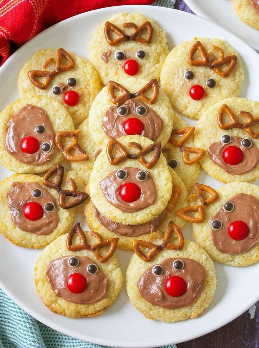 Rudolph Reindeer Cookies
