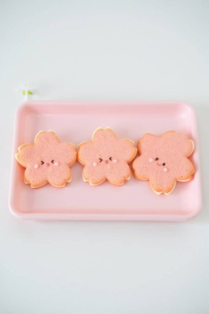 Sakura Langue de Chat Cookies