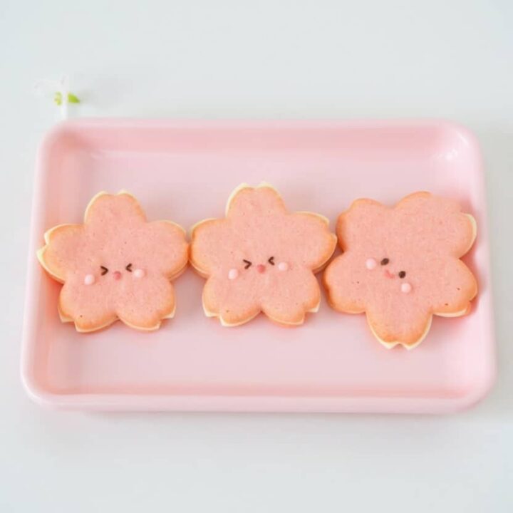 Sakura Langue de Chat Cookies
