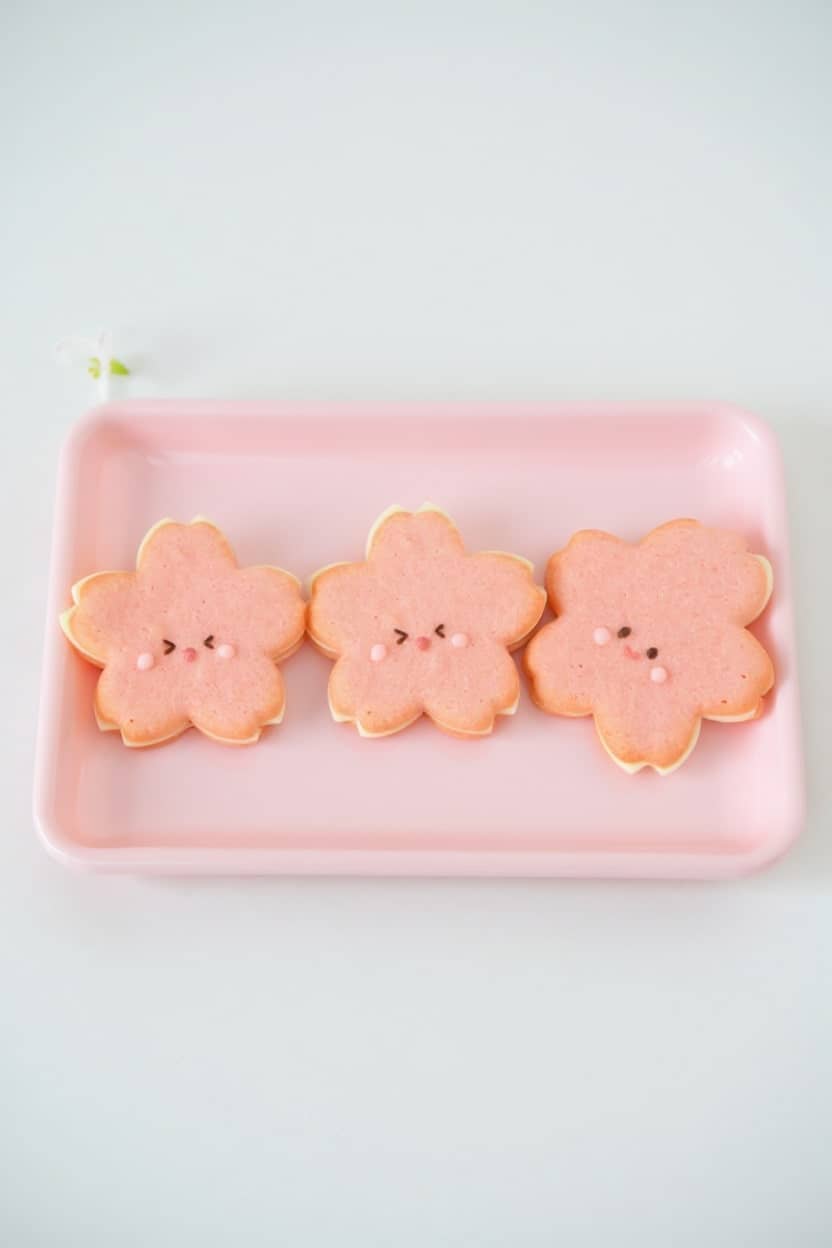 Sakura Langue de Chat Cookies