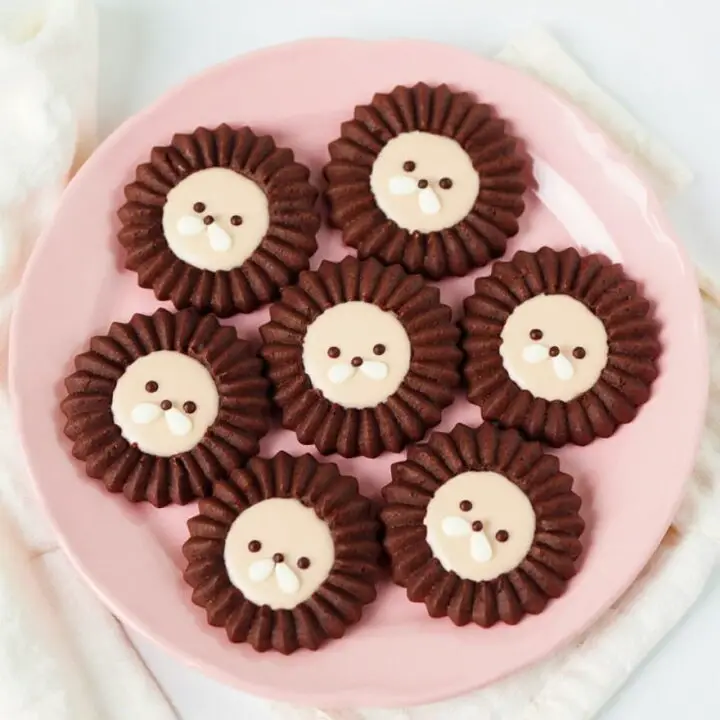 Chocolate Lion Cookies