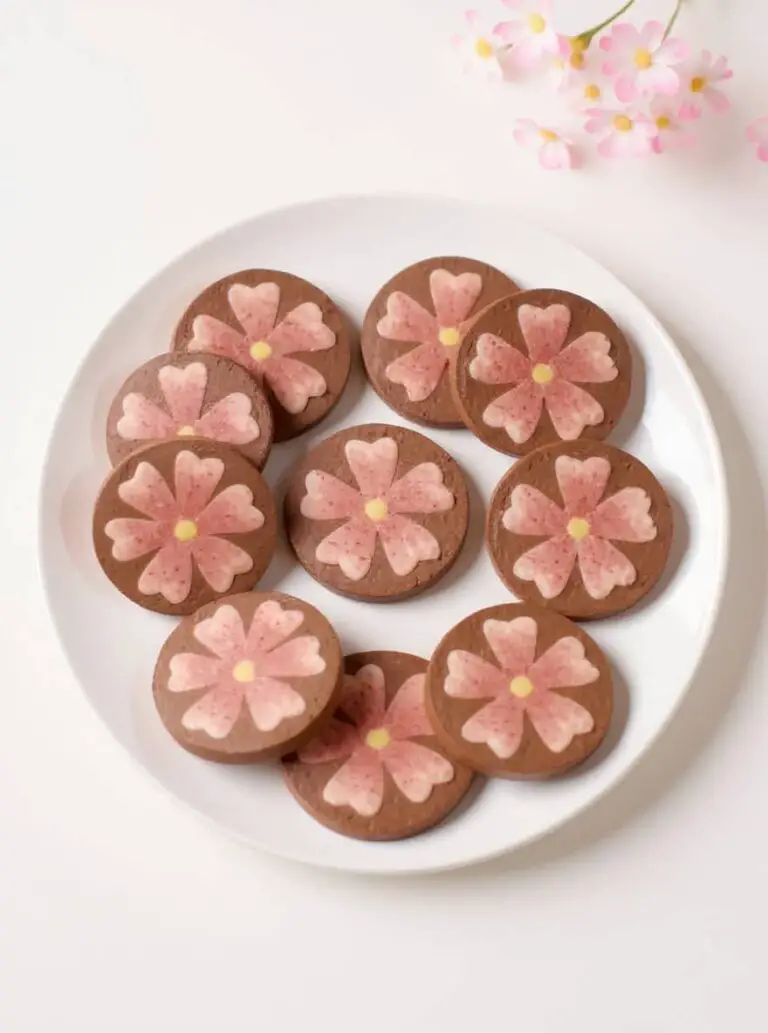 Gradient Sakura Petal Cookies