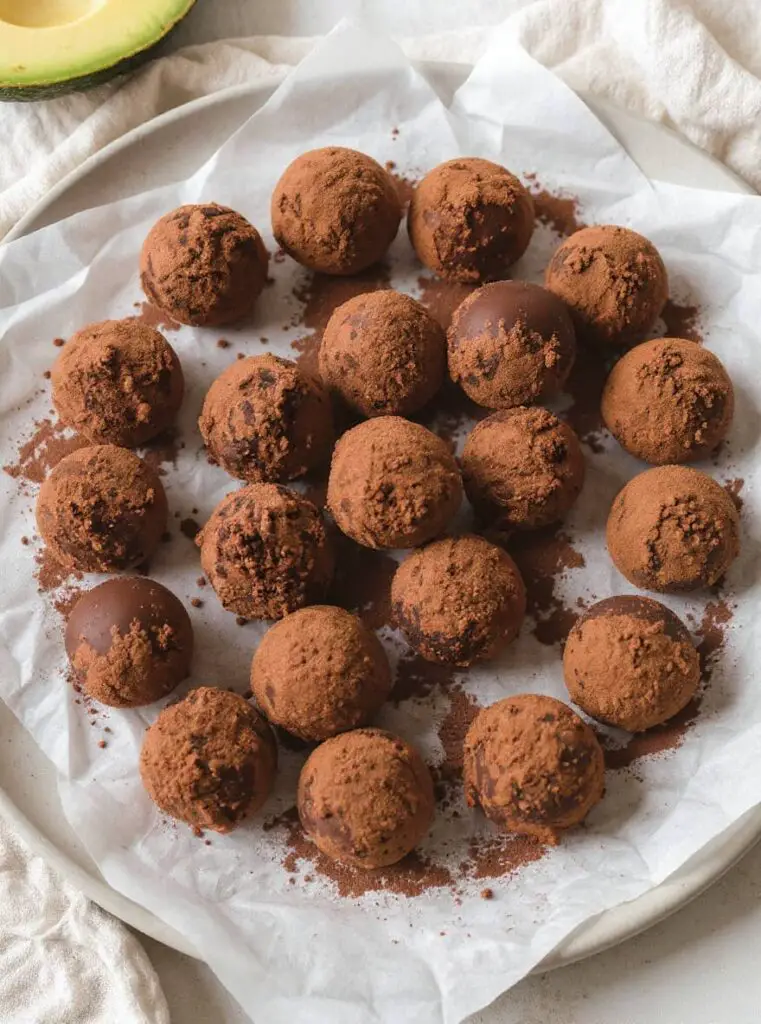 Spicy Chocolate Avocado Truffles