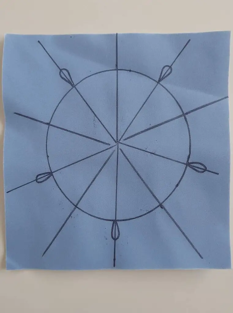 paper guide for sakura anpan