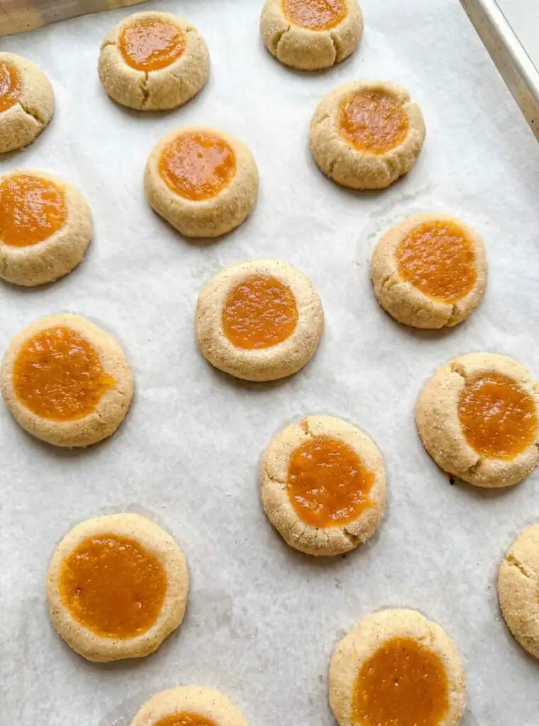 Cardamom Mango Thumbprint Cookies