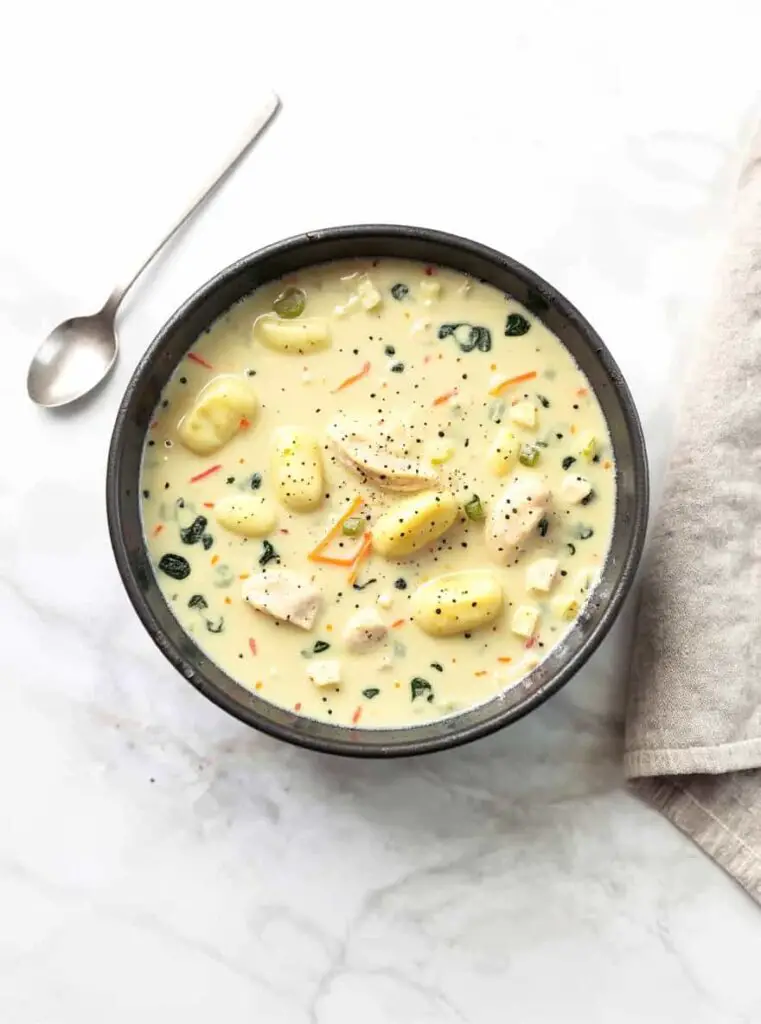 Creamy Chicken Gnocchi Soup