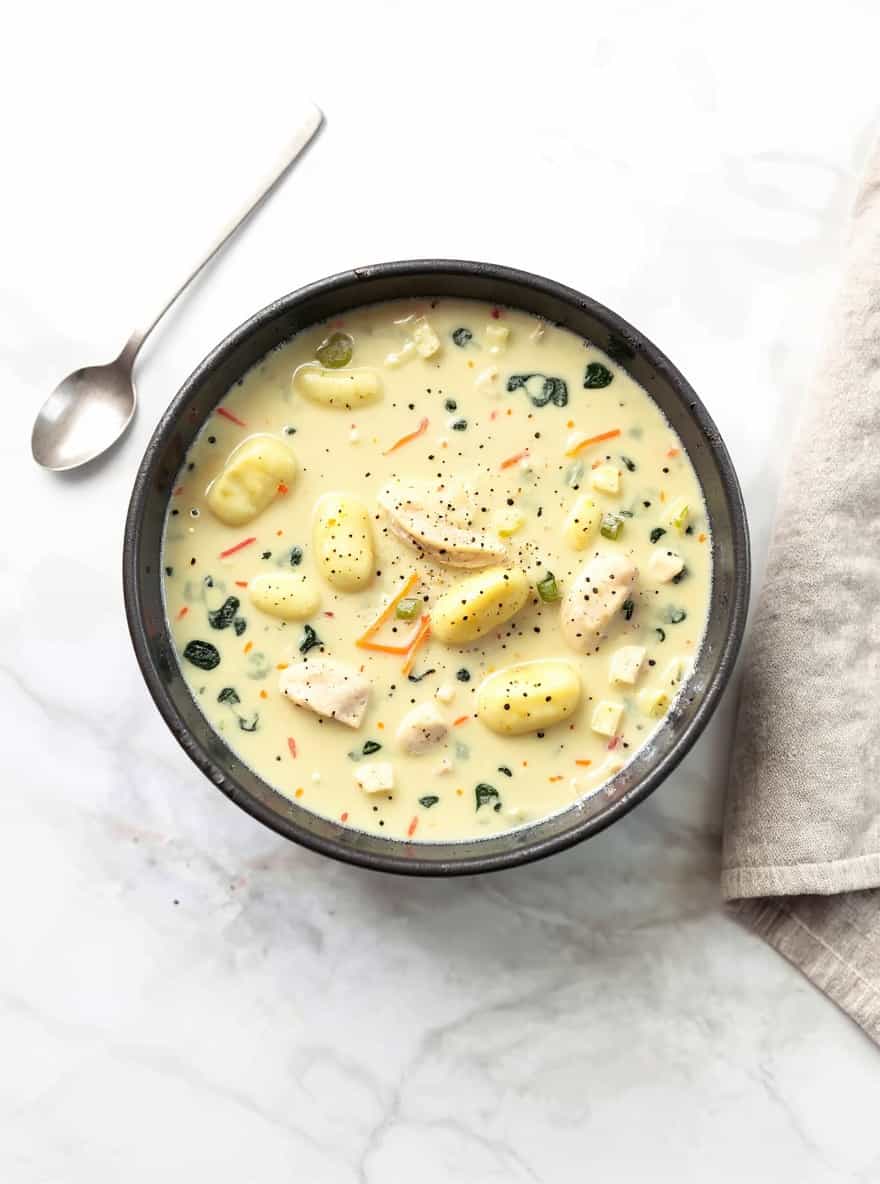 Creamy Chicken Gnocchi Soup