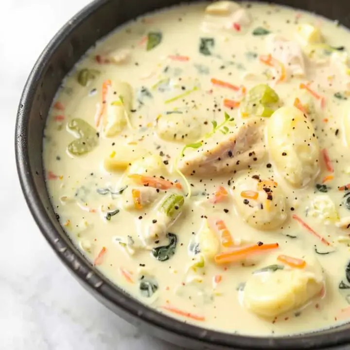 Creamy Chicken Gnocchi Soup