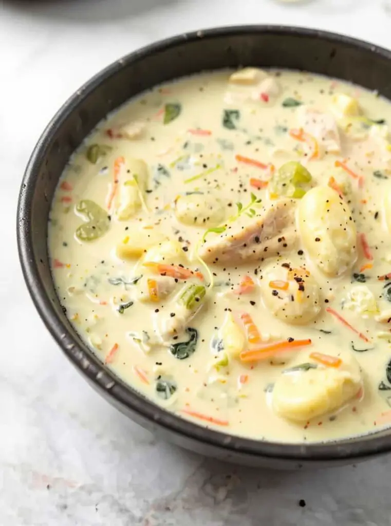 Creamy Chicken Gnocchi Soup