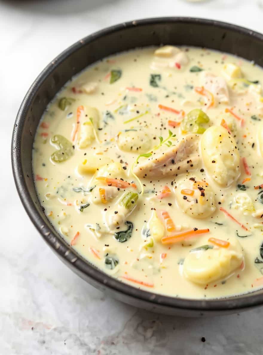 Creamy Chicken Gnocchi Soup