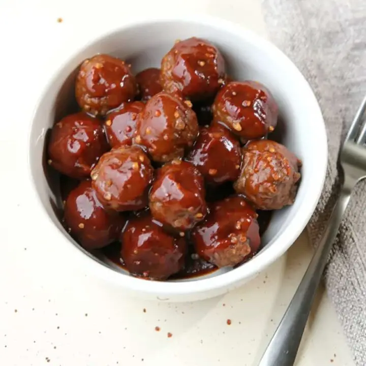 Slow Cooker Hot Honey Meatballs