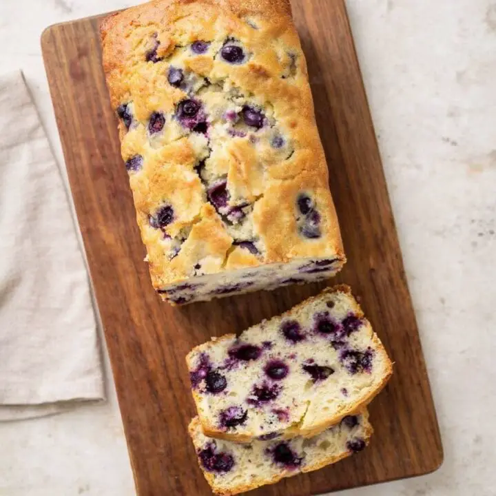 Blueberry Cream Cheese Loaf