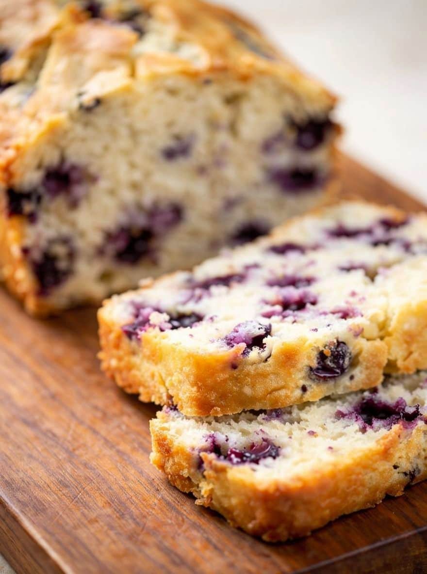 Blueberry Cream Cheese Loaf