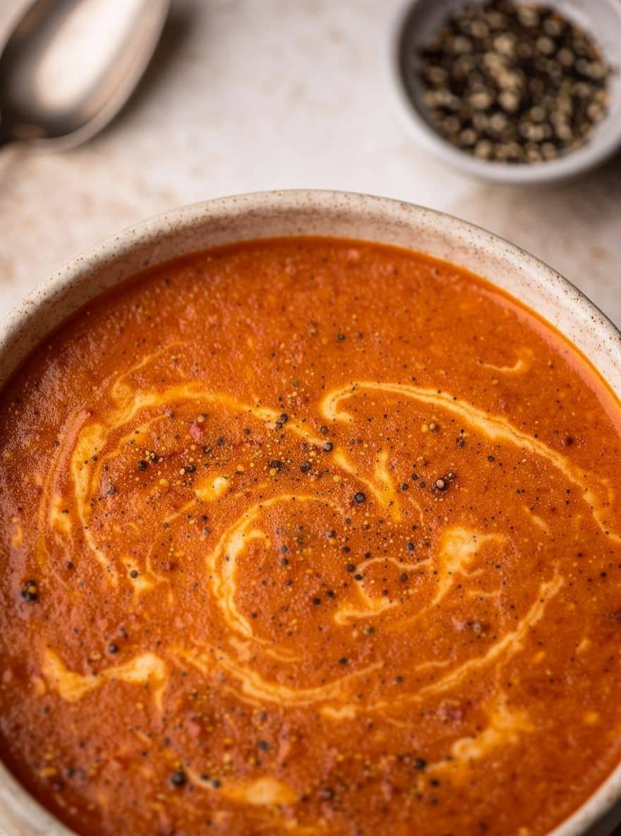 Butternut squash tomato soup