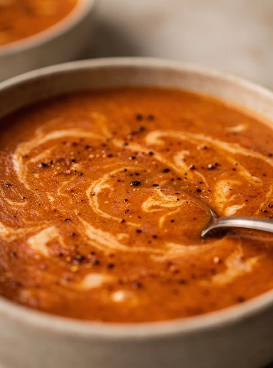 Butternut squash tomato soup