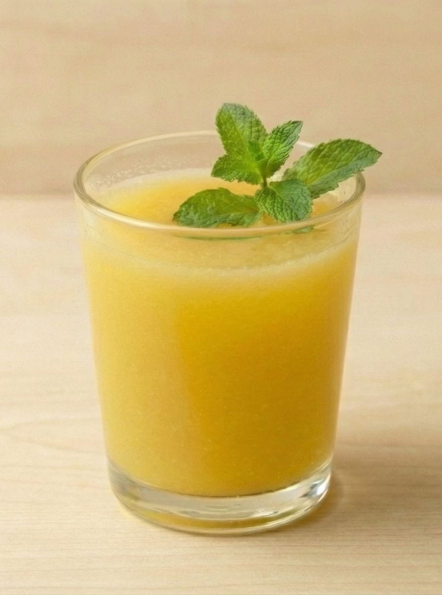 Pineapple and ginger juice