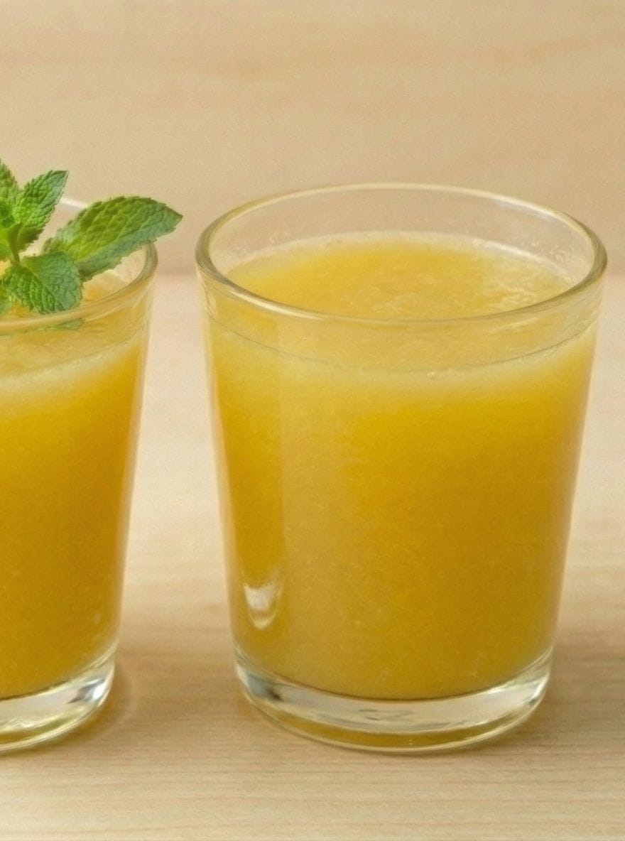 Pineapple and ginger juice