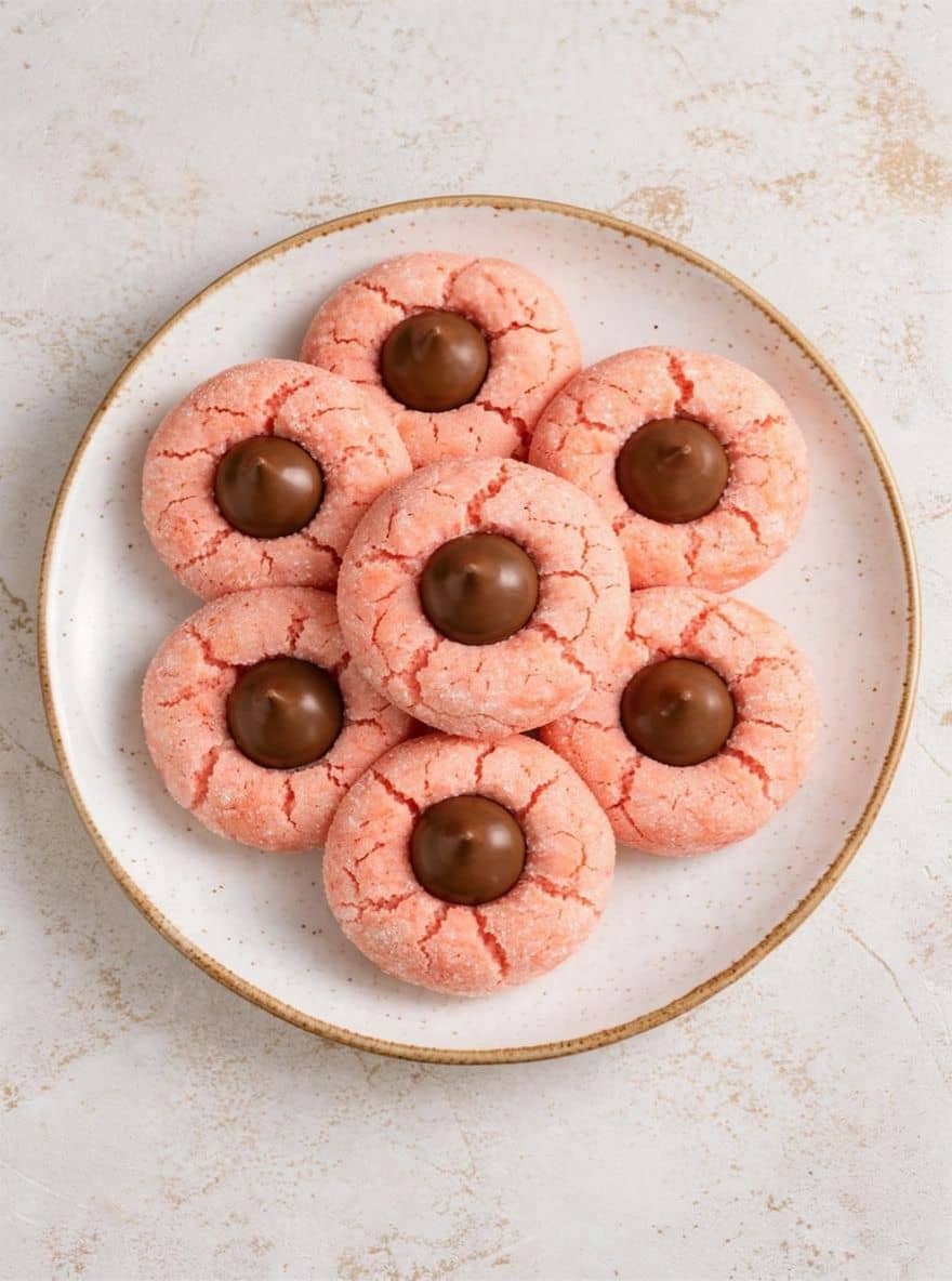 Strawberry Kiss Cookies