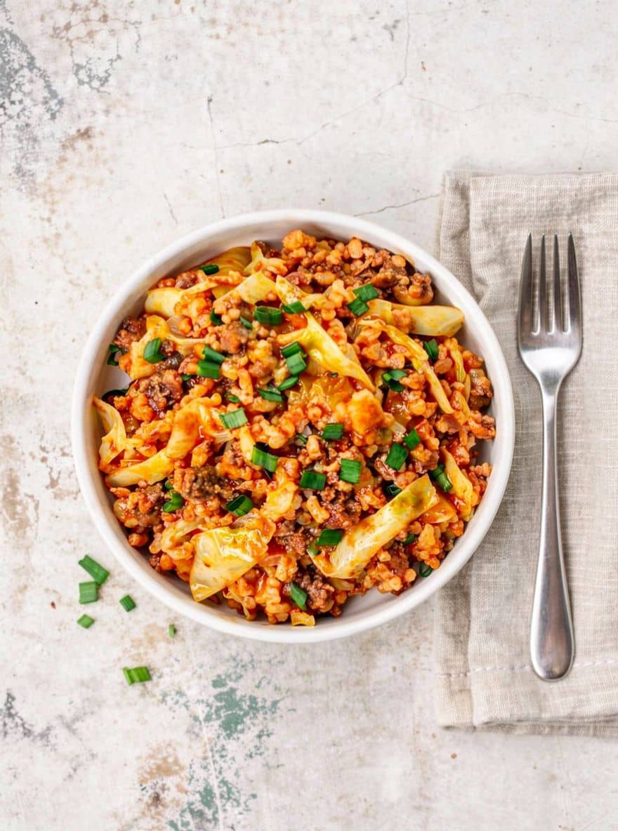 Unstuffed Cabbage Rolls