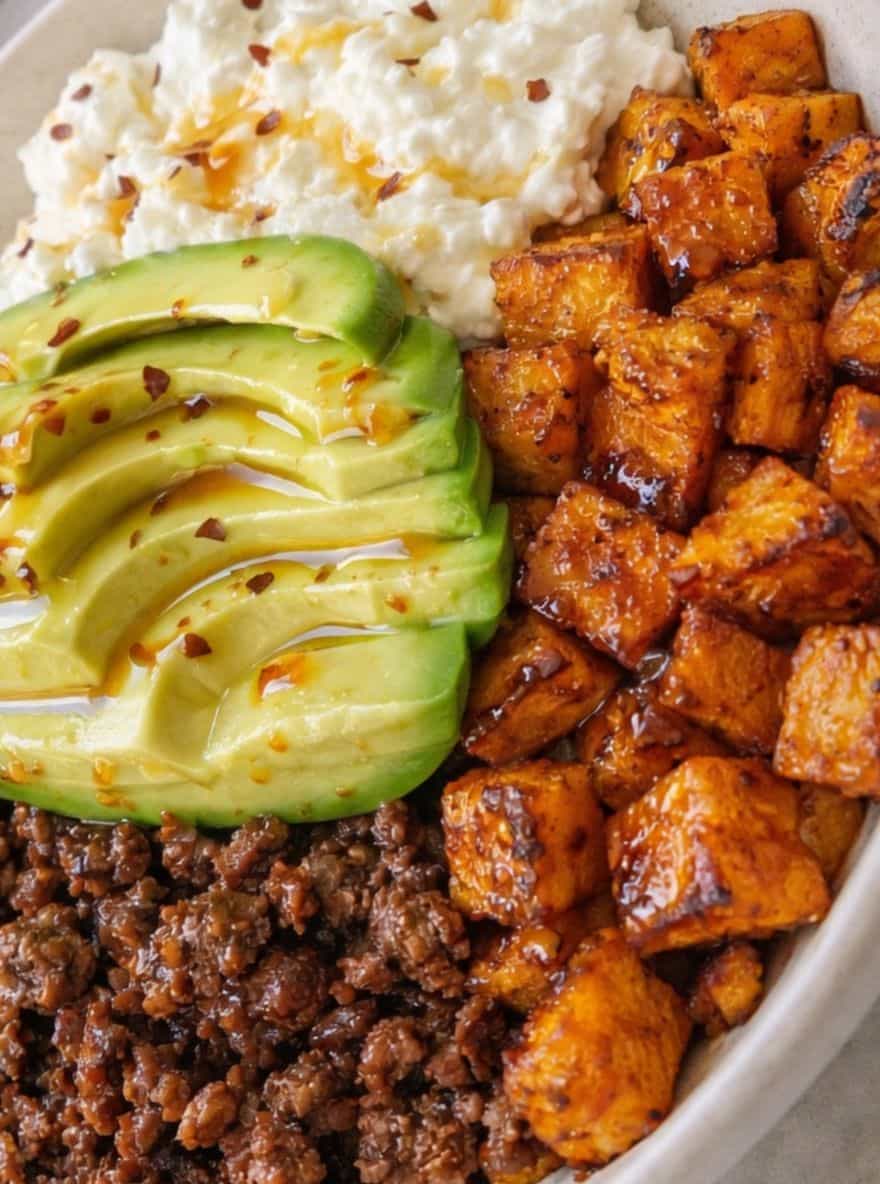 Viral Hot Honey Ground Beef Bowls
