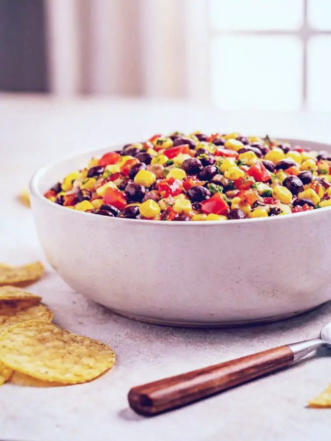 Black bean corn salsa