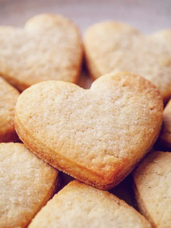 Heart-Shaped Sugar Cookies for Mom