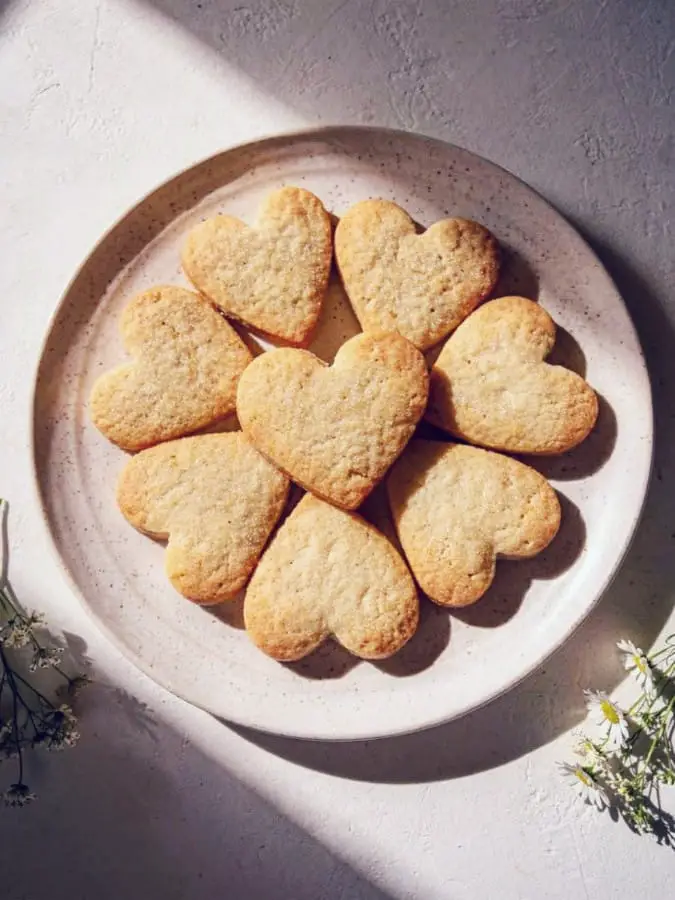 Heart-Shaped Sugar Cookies for Mom