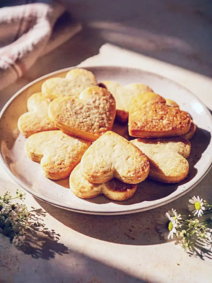 Heart-Shaped Sugar Cookies for Mom