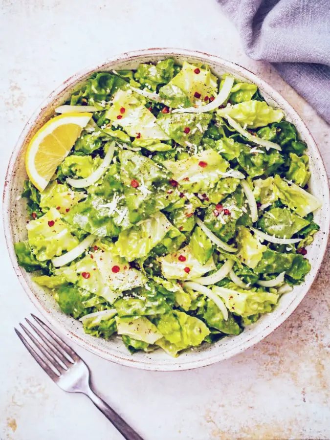 Lemon Parmesan Salad