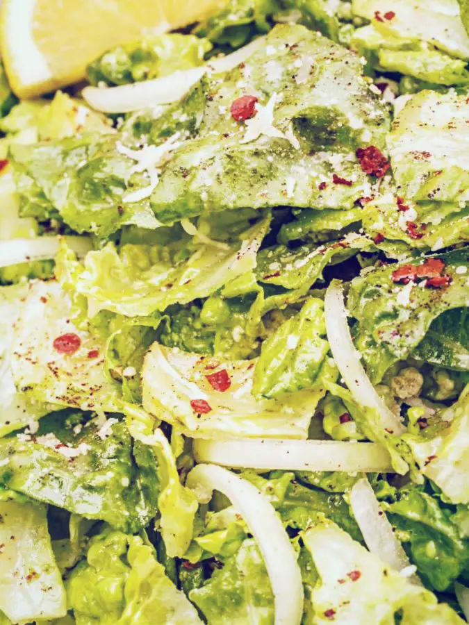 Lemon Parmesan Salad