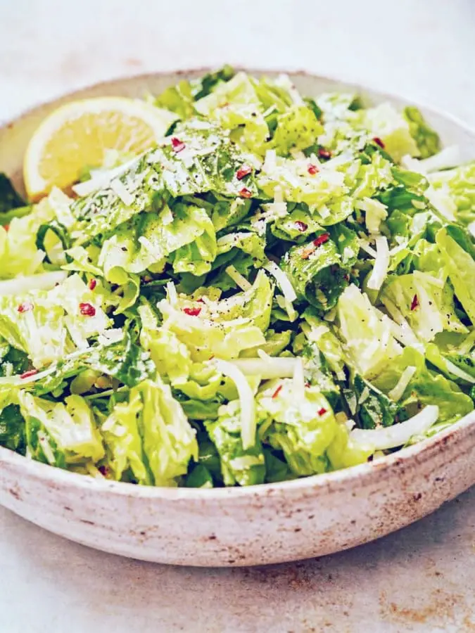 Lemon Parmesan Salad